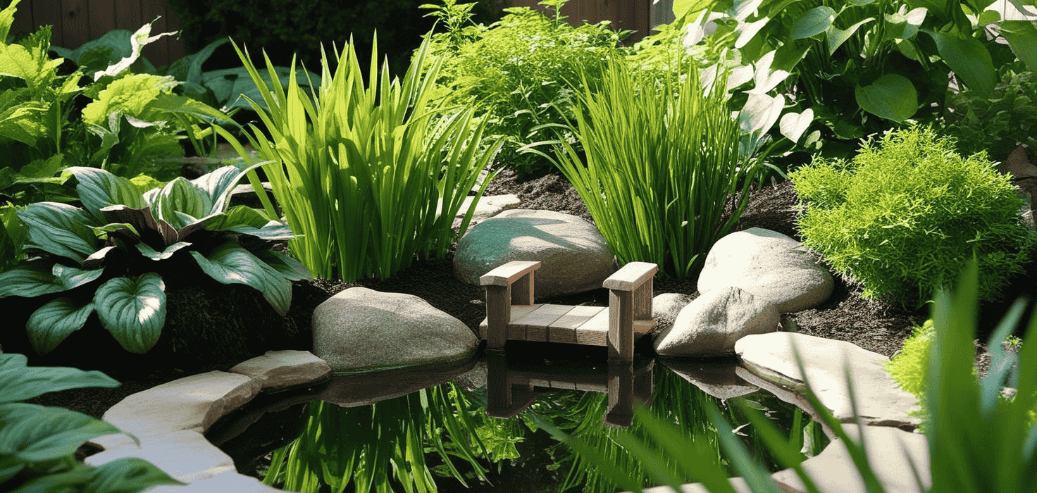 Garten nach feng Shui